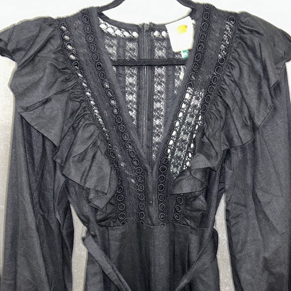 Farm Rio Lace Ruffle jumpsuit